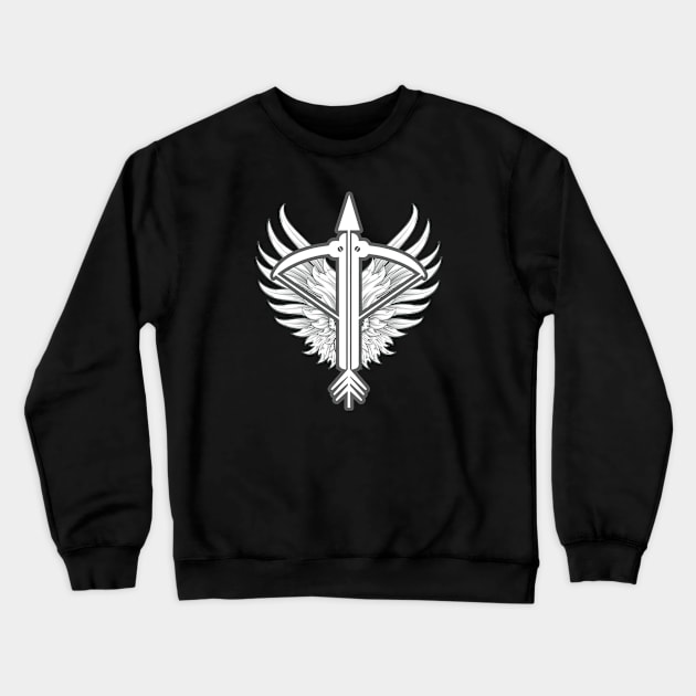 Crossbow wings Crewneck Sweatshirt by HBfunshirts